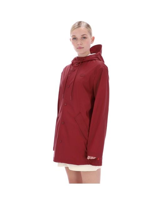Hunter Red Jo Otb Rain Anorak