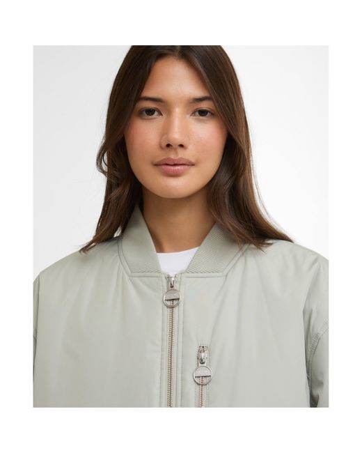 Barbour Gray Kuala Showerproof Jacket