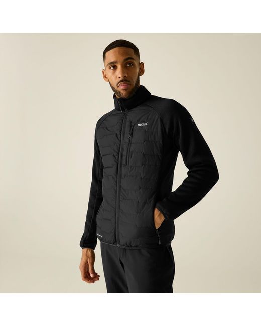 Regatta Black Cyrus Hybrid Insulated Jacket for men