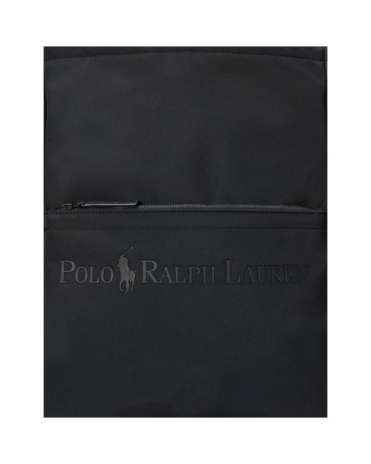 Polo Ralph Lauren Black Modern Logo Large Tote Bag