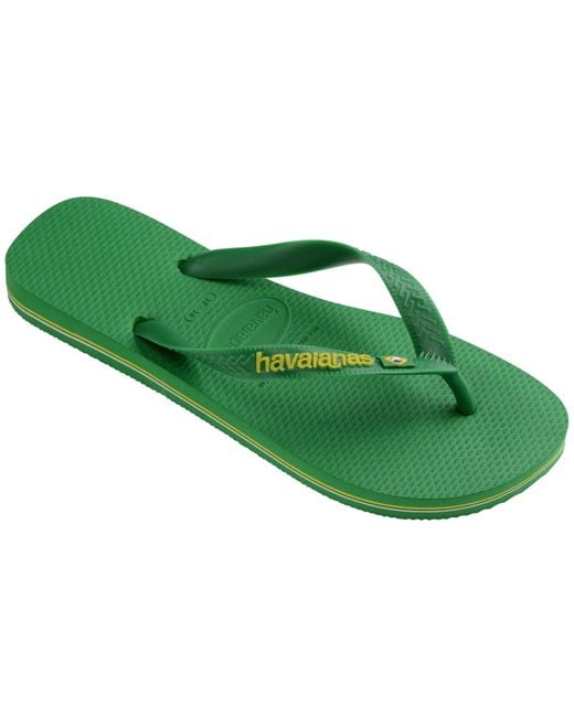 Havaianas Green Brasil Flip Flops