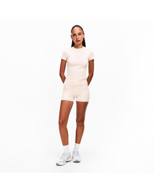 The Couture Club Natural Sculpting Stretch Emblem Baby T-Shirt