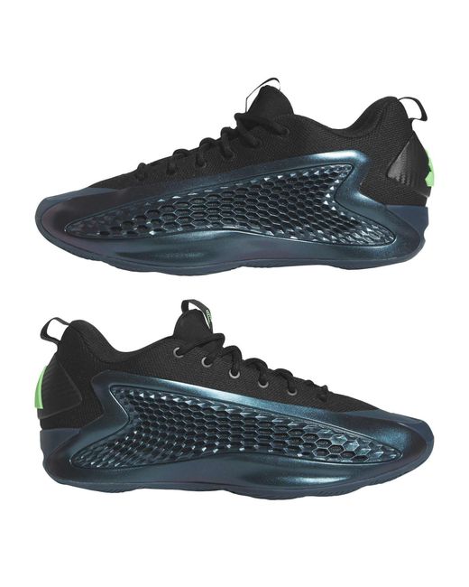 Adidas Blue Anthony Edwards 1 Low Basketball Trainers for men