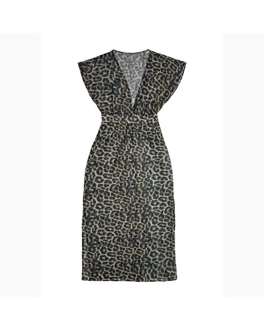 Wolf & Whistle Metallic Maxi Beach Cover Up Dress