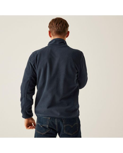 Regatta Blue Omicron Iii Waterproof Breathable Full Zip Fleece for men