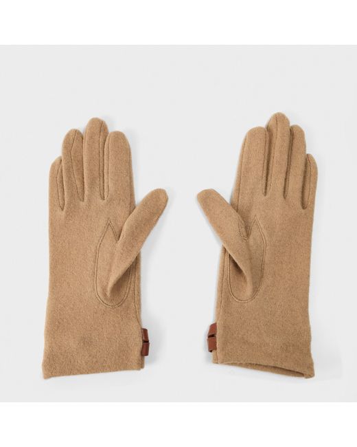 Ralph Lauren Natural Leather Gloves