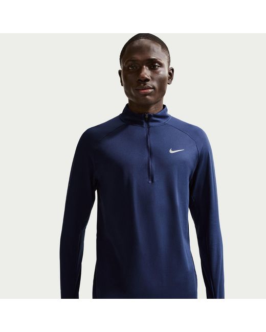 Nike Blue Stride Half Zip Top for men