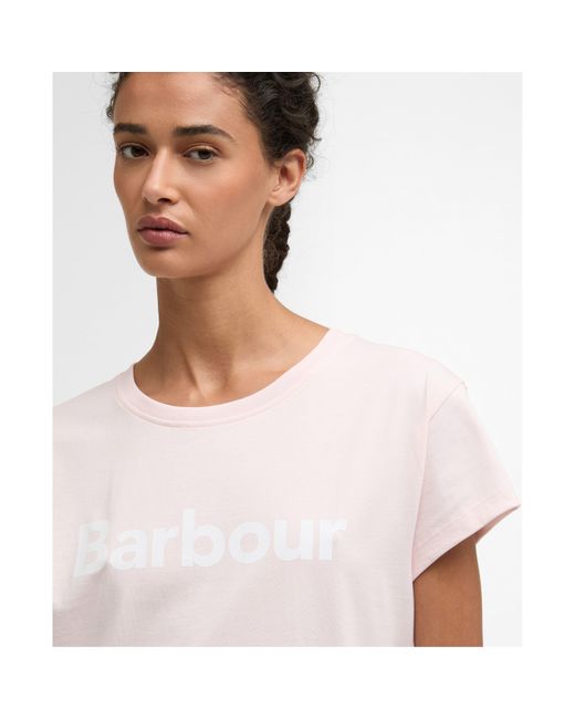 Barbour Pink Hartland T-Shirt