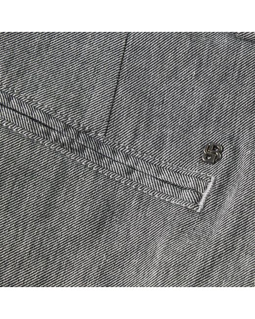 Boss Gray C-Kent-Gw 10276586 01 Straight Leg Trousers for men