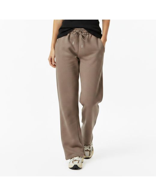 I Saw It First Natural Open Hem Jersey Jogging Bottoms
