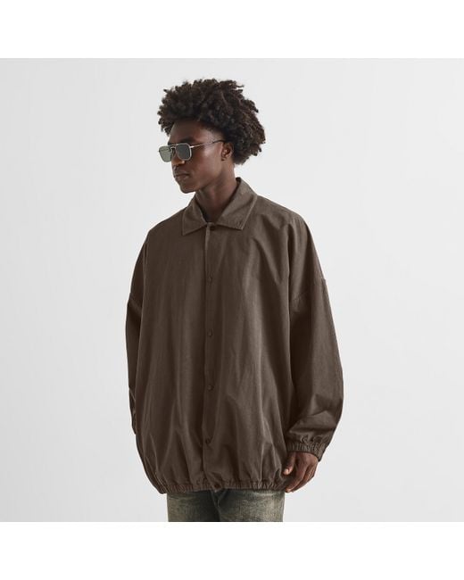 Fear Of God Brown Windbreaker for men