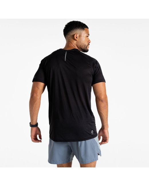 Dare 2b Black Accelerate Tee for men