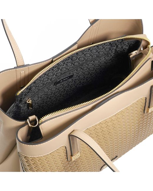Dune Natural Deave Satchel Bag