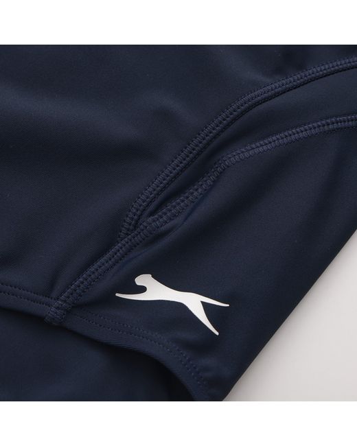Slazenger 1881 Blue Lycra Xtra Life X Back Swimsuit Ladies
