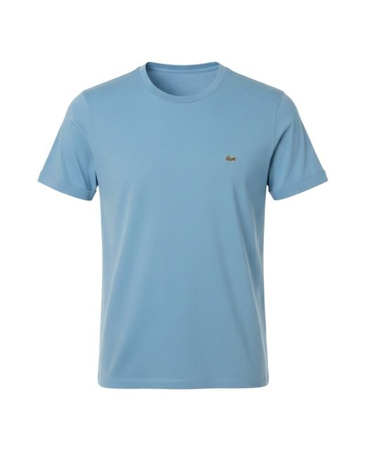 Lacoste Blue Cotton Pima T-Shirt for men