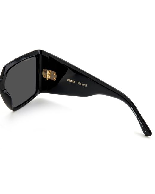 DSquared² Black Round Sunglasses