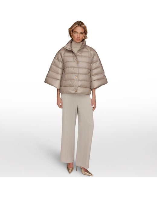 Donna Karan Multicolor Short Puffer Jacket