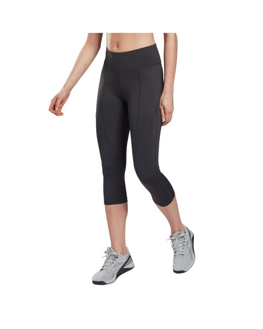 Reebok Gray Workout Ready Leggings