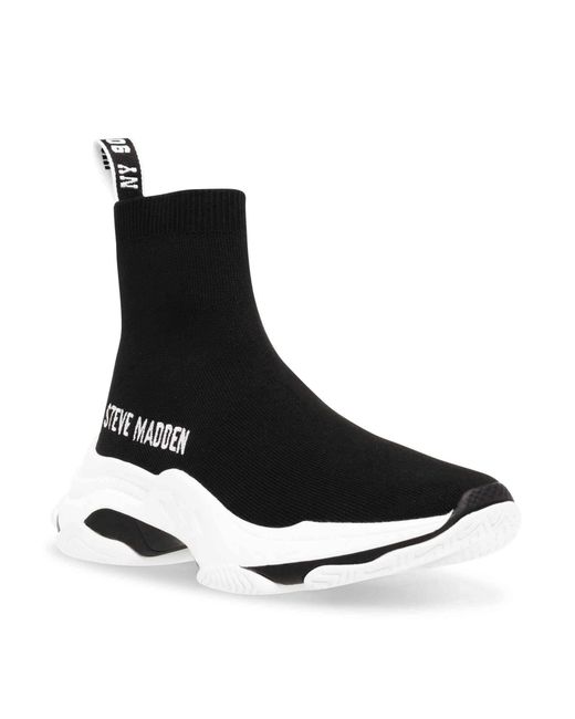 Steve Madden Black Mastery Trainers