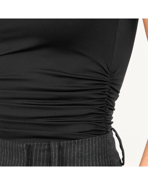 GOOD AMERICAN Black Scuba Bodysuit