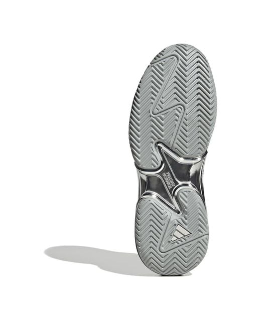 Adidas Gray Barricade 13 Edition Tennis Shoes for men