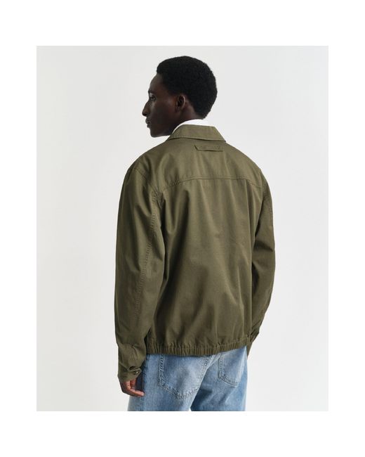 Gant Green Cotton Windcheater Jacket for men