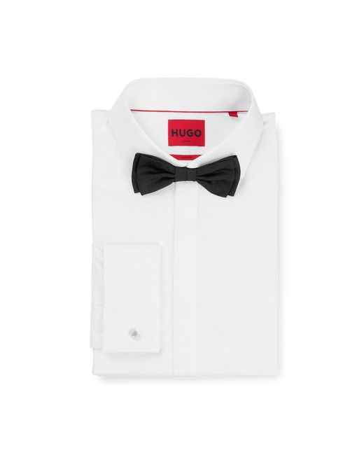 HUGO Black Bow Tie 10181699 01 Bowty for men