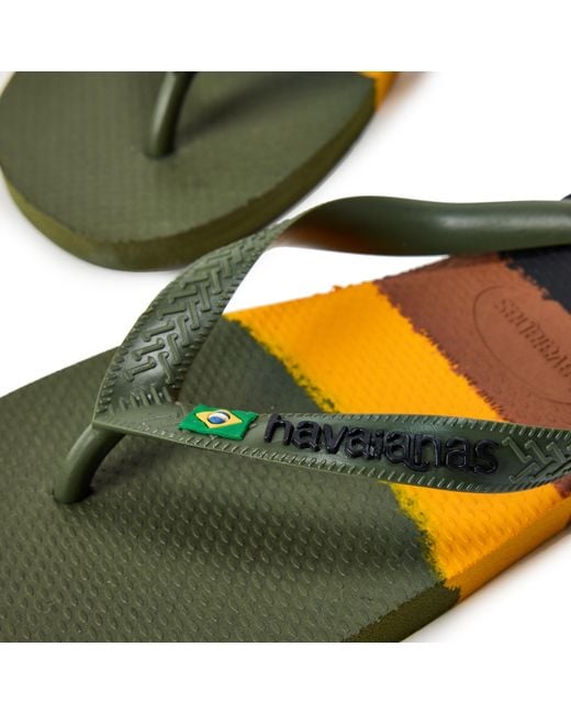 Havaianas Blue Hav Brasil Tech Flip Flops