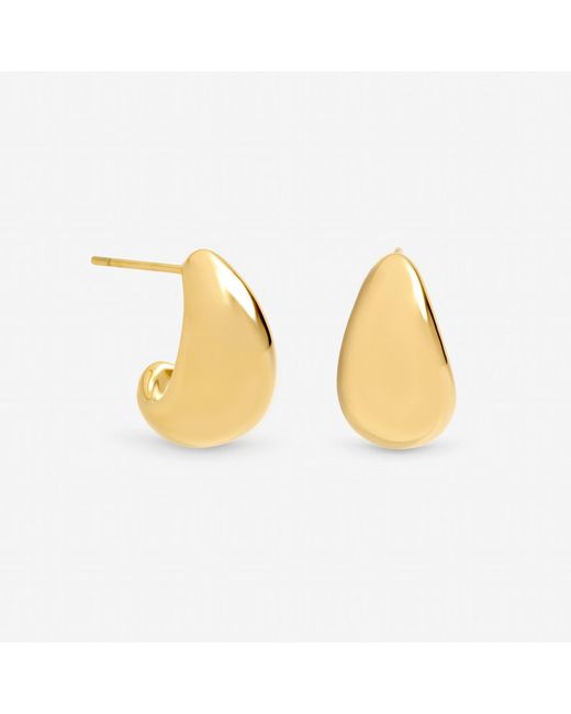 Jon Richard Metallic Plated Waterproof Dome Stud Earrings