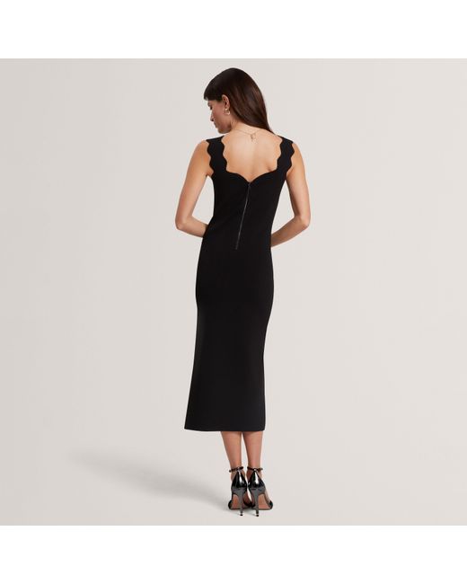 Ted Baker Black Knit Bodycon Dress