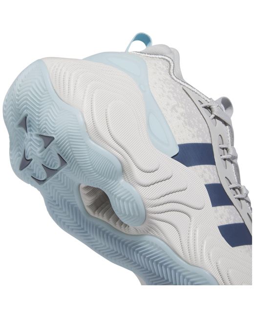 Adidas Gray Trae Young Court Trainers for men