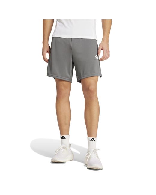 Adidas Gray All Set Training Shorts for men