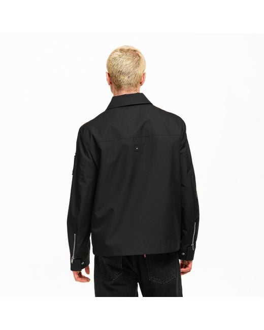 Moose Knuckles Black Jacques Os Overshirt for men
