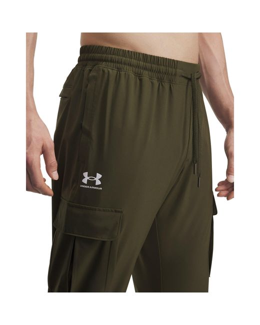 Under Armour Green Vibe Closed Hem Fleece Joggers for men