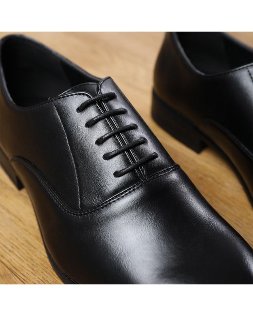 Where's That From Black Wheres Oxford Lace Up Formal Classic Dress Shoe for men