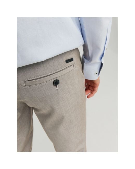 Jack & Jones Gray Connor Chino Trouser for men