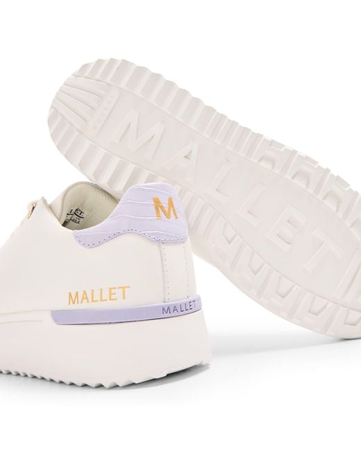 Mallet White Low-Top Trainers