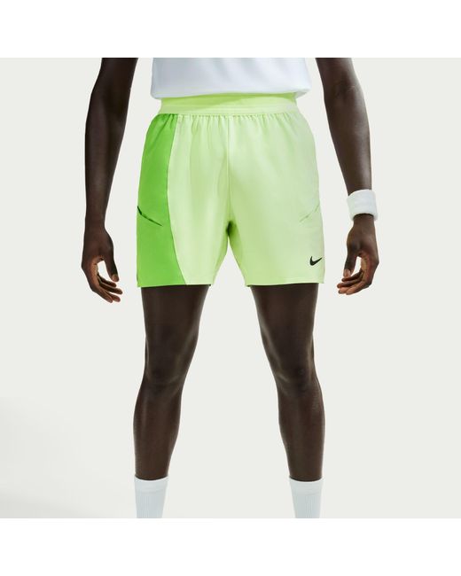 Nike Green Performance Tennis Shorts for men