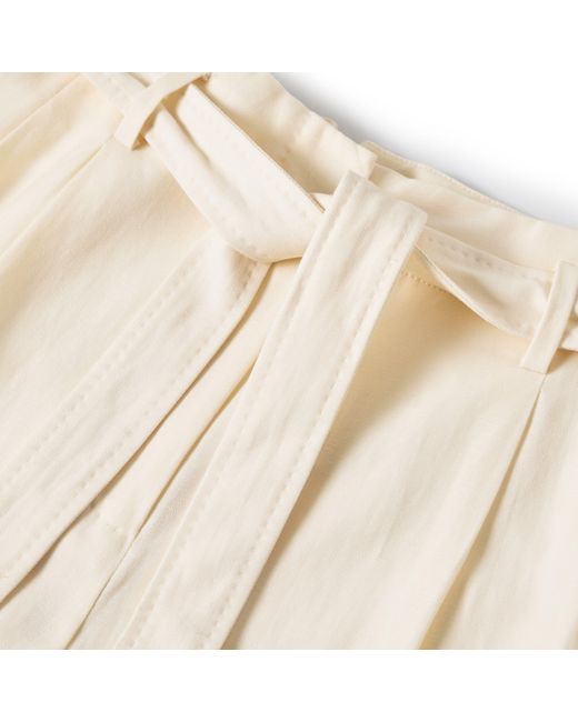 Boss Natural Tepiala 10259718 01 Wide Leg Trousers