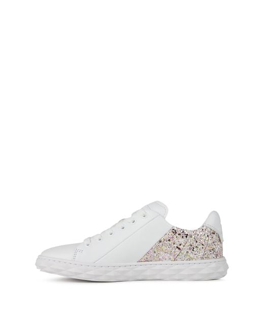 Jimmy Choo White Diamond Light Trainers