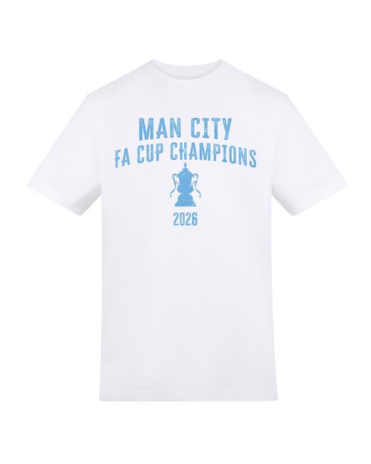 AWD White Printed Adults Fa Cup Tee