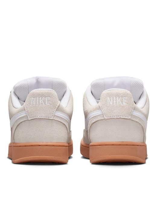 Nike White Low-Top Trainers