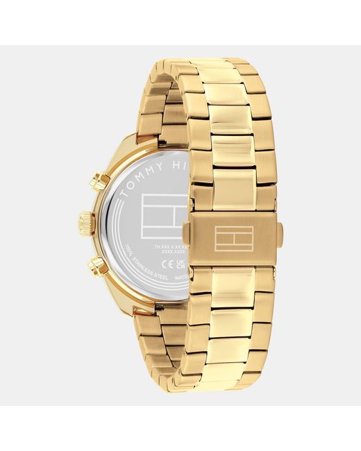 Tommy Hilfiger Metallic Hudson Stainless Steel Chronograph Analogue Quartz Watch for men