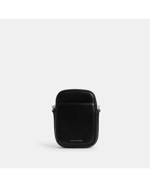 COACH Black Hitch Leather Cross Body Bag