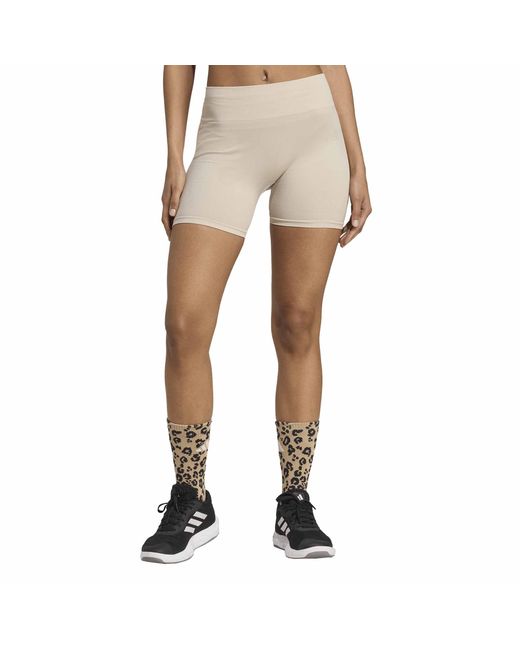 Adidas Natural Knitted Gym Shorts