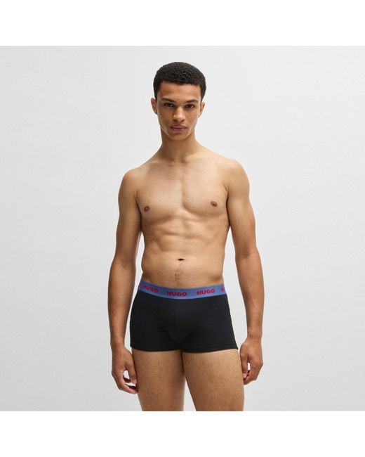 HUGO Black 3 Pack Trunks for men