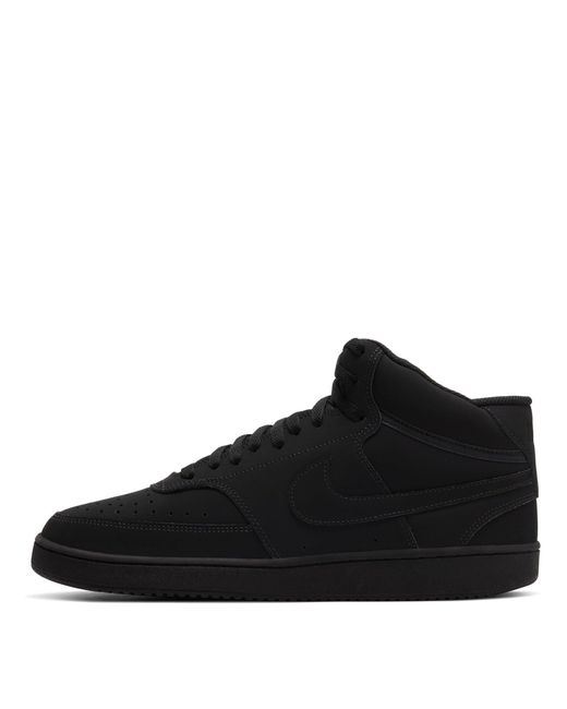 Nike Black Court Vision Mid Next Nature for men