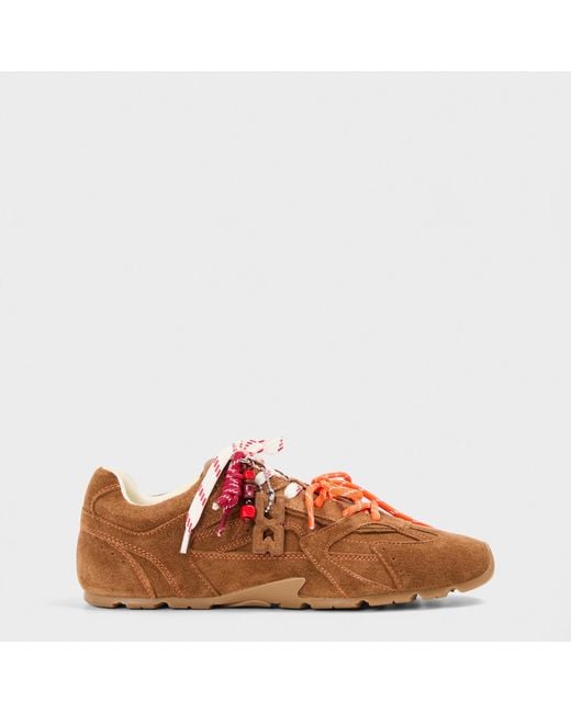 Nokwol Brown Atlas Low-Top Trainers