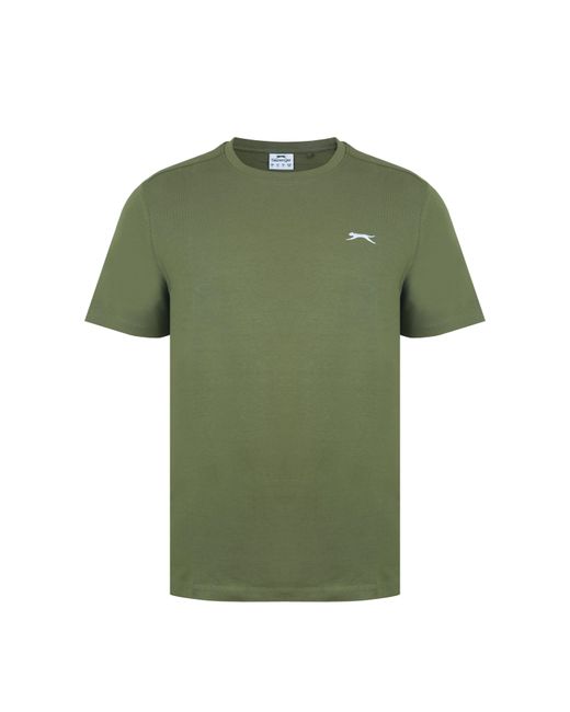 Slazenger 1881 Green Plain T-Shirt for men