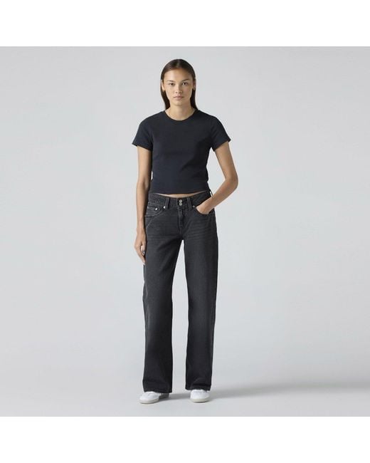 Levi's Gray Superlow Loose